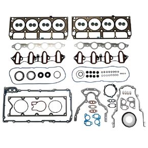 Engine Cylinder Head Gasket Set for 2002-2011 Chevy Silverado 1500/GMC Sierra 1500/Suburban/Avalanche/Tahoe/Yukon/Escalade 4.8L 5.3L V8 - Replaces HS26191PT1, HGS3168, CS9284 - MLS Full Gasket Set