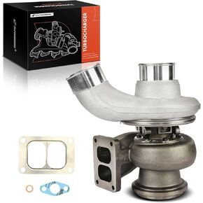A-Premium S300A106 Complete Turbocharger Turbo Kit Compatible with 2002-2006 Mack E7 12.0L Turbocharged Engines with Turbocharger Number 631GC5174AM, 631GC5174AMX, 631GC5174BM, 631GC5174BMX & More