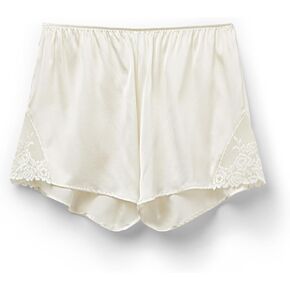 Woman's Pretty Flowers Silk Shorts