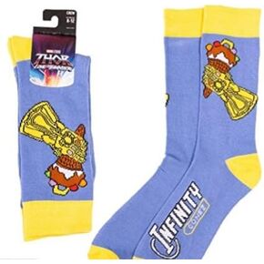 Marvel Thor: Love and Thunder Infinity Cone Socks Shoe Size 8-12