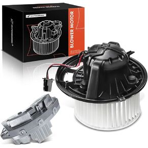 A-Premium HVAC Heater Blower Motor and Resistor Assembly Compatible with BMW Vehicles - 323i, 325i, 325xi, 328i, 328xi, 330i, 330xi, 335d, 335i, 335is, 335xi, X3, X1, 128i, 135i, 135is, M3, 2-PC Set