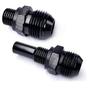 Transmission Oil Cooler Adapter Fittings Front and Rear Port 6 AN Male Flare to 1/4 NPS Aluminum Hose Adapter For 6 AN 4l80e LS1 LM7 LR4 LQ4 LS6 L59 LQ9 LM4 L33 LS2 LH6 L92 L76 LS3
