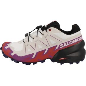 Salomon Speedcross 6 White/Sparkling Grape/Fiery Red 10.5 B (M)