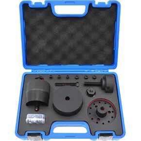 Front Crankshaft Seal Removal Tool, Crankshaft Front Oil Seal Installer & Removal Kit, Compatible with BMW N40, N42, N45, N46, N52, N53, N54 Engines, with Carrying Case