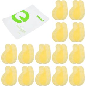 Healifty 40pcs Wormwood Eye Patch Eye Masks Eye Pads Eye Compress Mugwort Patch Moxibustion Patches for Fatigue Eyestrain Dry Eyes (Yellow)
