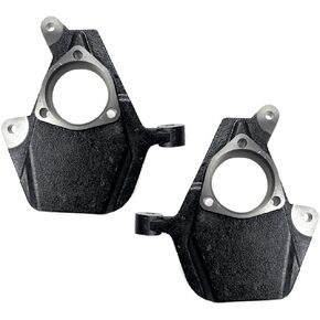 2Pcs 2" Front Drop Lowering Spindles Fit For 1999-2007 Chevy Silverado GMC Sierra 1500 For 1999-2006 GMC Yukon Tahoe For 2002 2003 2004 2005 2006 Cadillac Escalade Suburban 2WD 4WD AWD