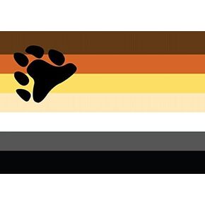 Bear Flag Pride Car Magnet - 4x6 All Weather Magnet (Bear Pride Flag)