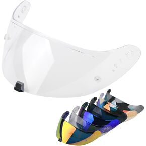 Helmet Visor Fit for T520 ST1400 Motorcycle Helmetr Visor R1 Air Face Shield Helmet Accessories Replacement Tinted Motorcycle Helmet Visor (Transparent)
