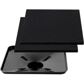 2 Pack 17892 Transmission Drain Pan for Lisle, 87031 87032 Oil Drain Drip Pan for Lisle Under Car with Square - 2 Pcs 22'' Oil Drain Splash Pad