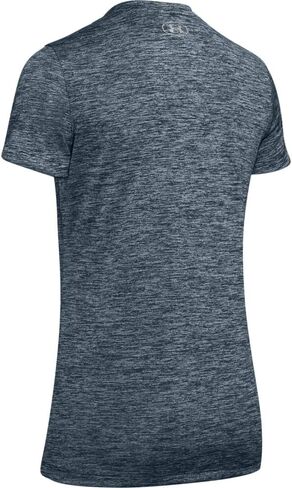 تي شيرت قصير الأكمام ذو رقبة على شكل حرف V من Under Armour, أسود (رمادي هالو/فضي معدني (014)), XS in Saudi Arabia