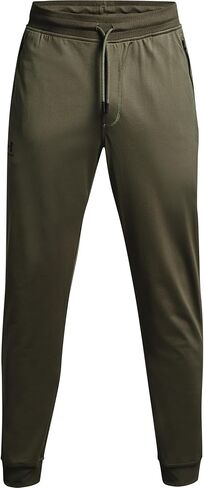 بنطال رياضي تريكو رياضي للرجال من Under Armour، Marine Od Green (390)/أسود، X-Small in Saudi Arabia
