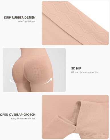 FeelinGirl Shapewear for Women Tummy Control High Waist Body Shaper Shorts Butt Lifting Control Panties in Saudi Arabia
