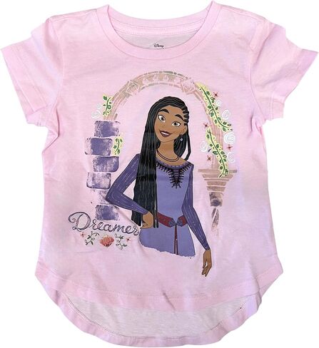 Disney Girls Wish Girls T-shirt & Legging 2pc Set - Asha, Valentino, Star - Girl 4-16 in Saudi Arabia