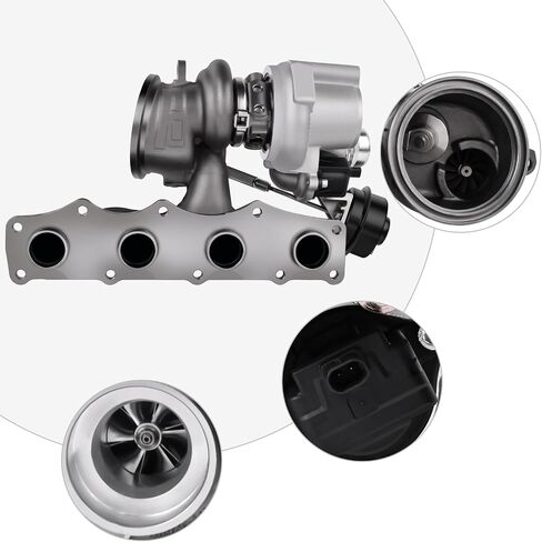 11657635803 TurboCharger متوافق مع BMW 320i 328i 528i X1 x3 Z4 F10 F11 F25 F31 F30 E84 E89 N20 & N26 محركات 2012-2016 11657588938 Turbo Charger in Saudi Arabia