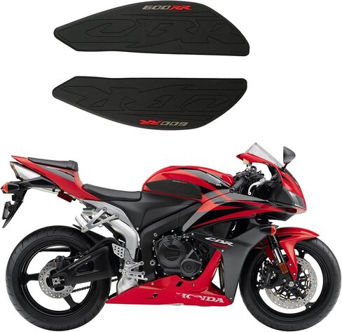 NIGHT CAT Fuel Tank Sticker,Gas Tank Pad for CBR 600RR 2007-2012,Motorcycle Fuel Tank Protector,Fuel Tank Side Traction pad,Anti Slip sticker(Tank Side Traction Pad) in Saudi Arabia