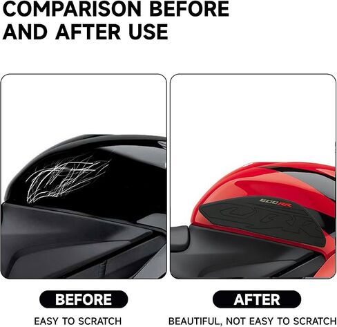 NIGHT CAT Fuel Tank Sticker,Gas Tank Pad for CBR 600RR 2007-2012,Motorcycle Fuel Tank Protector,Fuel Tank Side Traction pad,Anti Slip sticker(Tank Side Traction Pad) in Saudi Arabia