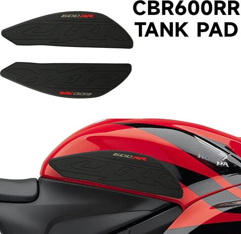 NIGHT CAT Fuel Tank Sticker,Gas Tank Pad for CBR 600RR 2007-2012,Motorcycle Fuel Tank Protector,Fuel Tank Side Traction pad,Anti Slip sticker(Tank Side Traction Pad) in Saudi Arabia