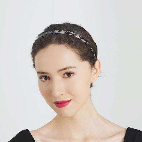 Headband Designed for Eyewear,Flex No Pressure Comfortable Hair Band Fashion Acetate Headbands for Womens Sisters Girls Gifts-Amber in Saudi Arabia