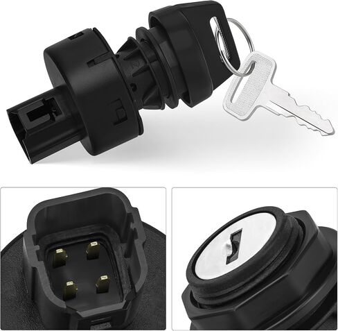 M MATI Ignition Key Switch for Yamaha Rhino 450 660 700 2004-2013 Wolverine 1000 850 700 2016-2024 Viking 700 Viking VI EPS 700 YXZ1000R 1XD-H2510-10-00 1XD-H2510-11-00 5UG-H2510-00-00 in Saudi Arabia