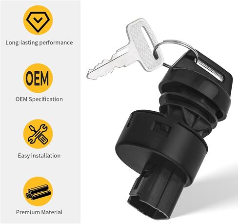 M MATI Ignition Key Switch for Yamaha Rhino 450 660 700 2004-2013 Wolverine 1000 850 700 2016-2024 Viking 700 Viking VI EPS 700 YXZ1000R 1XD-H2510-10-00 1XD-H2510-11-00 5UG-H2510-00-00 in Saudi Arabia