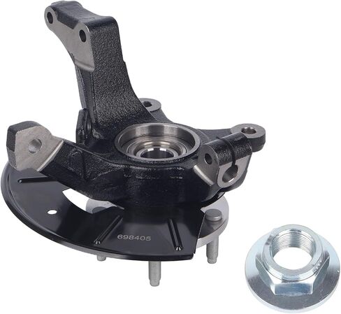 Front Left Steering Knuckle & Wheel Bearing Hub Assembly Fit for 2005-2012 Ford Escape, 2005-2011 Mazda Tribute, Mercury Mariner, Driver Side Replace for 698405 in Kuwait