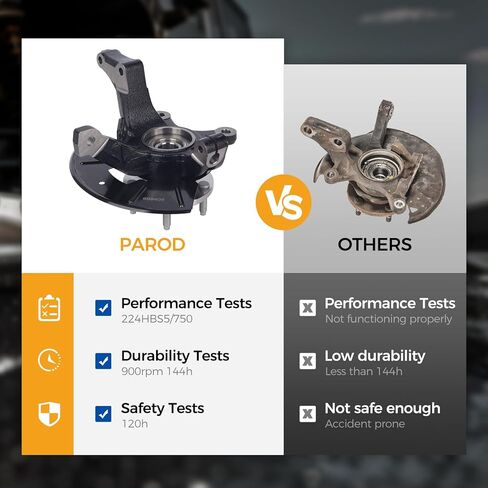 Front Left Steering Knuckle & Wheel Bearing Hub Assembly Fit for 2005-2012 Ford Escape, 2005-2011 Mazda Tribute, Mercury Mariner, Driver Side Replace for 698405 in Kuwait