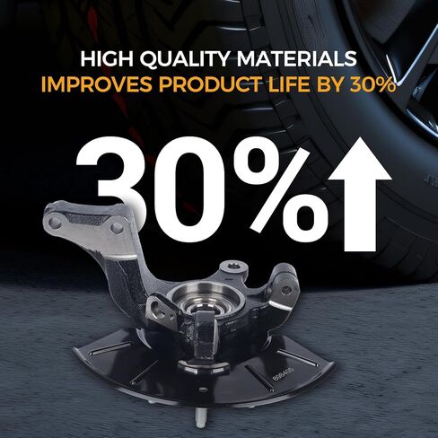 Front Left Steering Knuckle & Wheel Bearing Hub Assembly Fit for 2005-2012 Ford Escape, 2005-2011 Mazda Tribute, Mercury Mariner, Driver Side Replace for 698405 in Kuwait