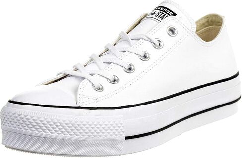 Converse Women's Chuck Taylor All Star Lift Clean Sneaker, Black/White, 10.5 M US in Saudi Arabia
