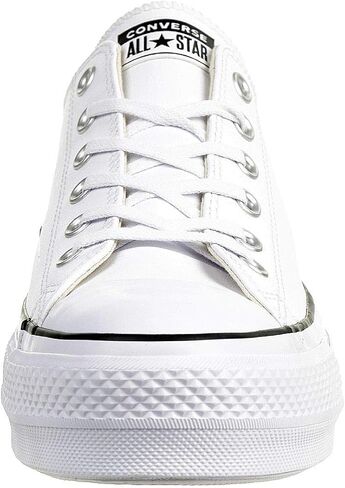 Converse Women's Chuck Taylor All Star Lift Clean Sneaker, Black/White, 10.5 M US in Saudi Arabia