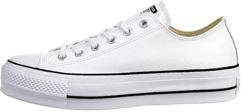 Converse Women's Chuck Taylor All Star Lift Clean Sneaker, Black/White, 10.5 M US in Saudi Arabia