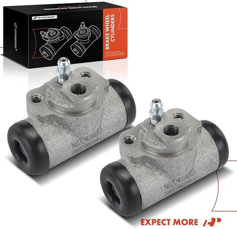 A-Premium Rear Drum Brake Wheel Cylinder Compatible with Select Toyota, Isuzu Models - Corolla 1971-1987, Celica 1974, Corona 1969-1974, I-Mark 1981-1984, 2-PC Set - Replace# 4755012060, 4755019075 in Saudi Arabia