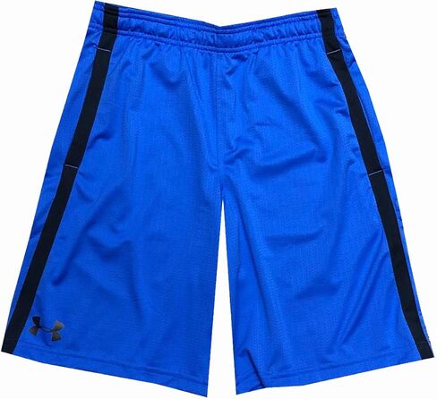 Under Armour Men's UA Tech HeatGear Athletic Mesh Shorts (L, Navy) in Saudi Arabia