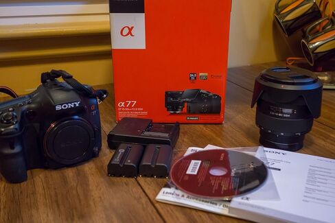 Sony A77 24.3 MP Translucent Mirror Digital SLR With 16-50mm F2.8 lens in Saudi Arabia