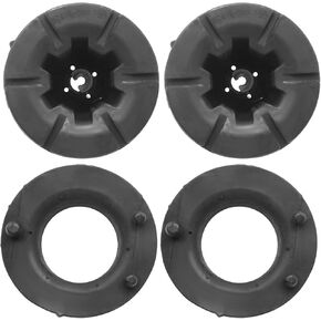 2 Pack 52748-SNA-A02 Rear Upper and Lower Coil Spring Insulator, Replacement for Honda Civic 2006 2007 2008 2009 2010 2011