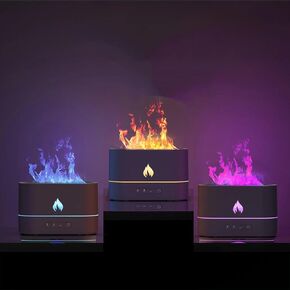 BsrFirst Humidifier, Aromatherapy Machine, Ambient Light, Essential Oil Diffuser, SPA Aromatherapy Machine, Creating a Comfortable Environment (Black), YY112R4