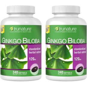 Gingko Biobla 120 mg 340 Softgels Pack of 2