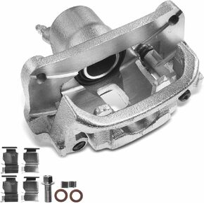 A-Premium Disc Brake Caliper Assembly with Bracket Compatible with Select Lexus and Toyota Models - LX570, Land Cruiser, 2008-2015, V8 5.7L - Rear Right Passenger Side