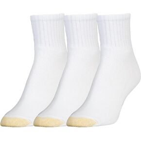 GOLDTOE Women's Hydrotec Quarter Extended Socks 3 Pack