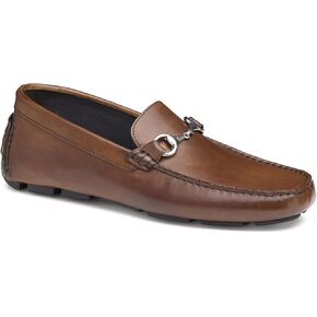 Johnston & Murphy Men’s Dayton Bit Shoes - Men’s Dress Shoes, Leather Moccasin Shoes, Dress Shoes for Men, Cushioned Footbed, Men’s Penny Loafers, Business Casual Shoes