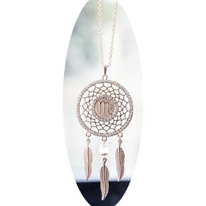 Mini Zodiac Capricorn Sign Dream Catcher Car Charm Rear View Mirror Accessories, Boltz Boho Dangling Feather Tassel Bead Pendant Constellation Ornament Wall Hanging Home Decoration (1, Scorpio)