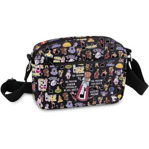 Kuzco Cartoon Inspiration Messenger Bag Poison Kuzco Carry-on Bag Llama Sack Emperors Gift Yzma Crossbody Purse Bag For Fans