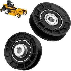 2-Pack 393312 V Idler Pulley Drive Assembly Compatible with Grasshopper 718, 720, 721D, 725, 725K, and 928D Zero-Turn Mowers, Replaces 165626, 532165626, 280-378, 78-045
