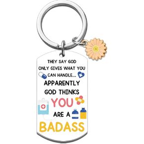 Feel Better Gifts for women Get Well Gifts for Women After Surgery Post Surgery Keychain Get Well Soon Gift for Friends Family Lover Cancer Chemo Care Gift Funny Recovery Keyring