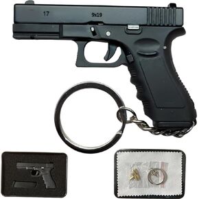 Tactical G Type 17 Mini Keychains G-lock for Classic Military Collectors & Enthusiasts, Detachable & Shell Ejecting