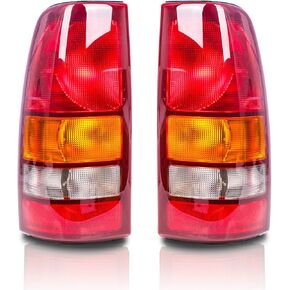 OE -style المصابيح الأمامية مجموعة متوافقة مع 1999 2000 2001 2002 Chevy Silverado 1500 2500 ، 2000-2006 Tahoe Suburban Biprampan مع مصابيح المصد