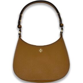 Tory Burch 150258 Emerson Moose Brown Saffiano Leather With Gold Hardware Women's Shoulder Bag