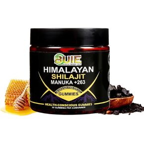 Himalayan Shilajit Gummies | Sweetened by Organic Manuka Honey | Natural Humic & Fulvic Acid | Immune & Joint Support, Heart & Brain Cellular Health | Health-Conscious Gummies | 30 Gummies