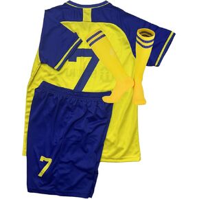 NASSR Soccer Jersey Kids Uniform 7# Soccer Jersey for Kids Boys Girls Youth Sizes