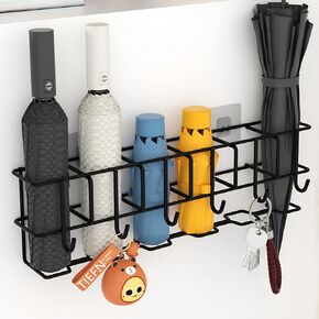 Wall Mount Umbrella Holder, Space Saving Umbrella Bucket No Punching, Detachable Storage Rack for Home Indoor for Hotel Hallway for Home Office