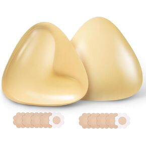 Sticky Bra Inserts Push Up- Reusable Double Sided Adhesive Bra, Instant Lift Silicone Bra Inserts